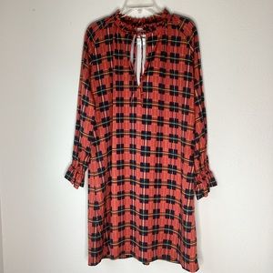 Brooke Wright Mollie Plaid Dress M